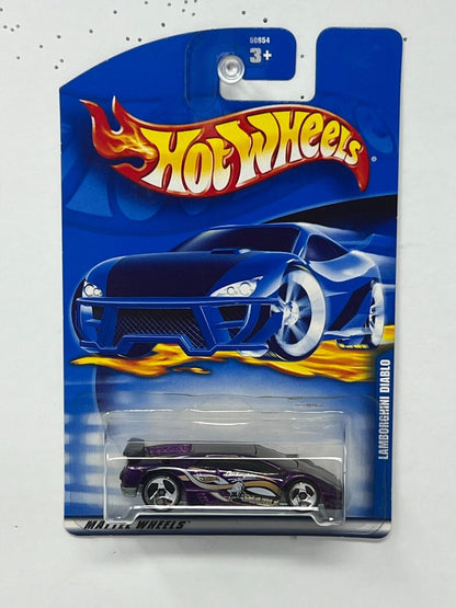 Hot Wheels Lamborghini Diablo 1:64 Diecast Purple V2