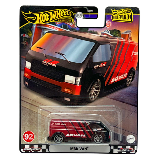 Hot Wheels Premium Boulevard MBK Van 1:64 Diecast Real Riders