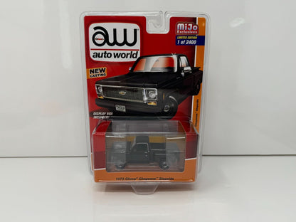 Auto World 1973 Chevy Cheyenne Stepside 1:64 Diecast MiJo Exclusives 1 of 2400