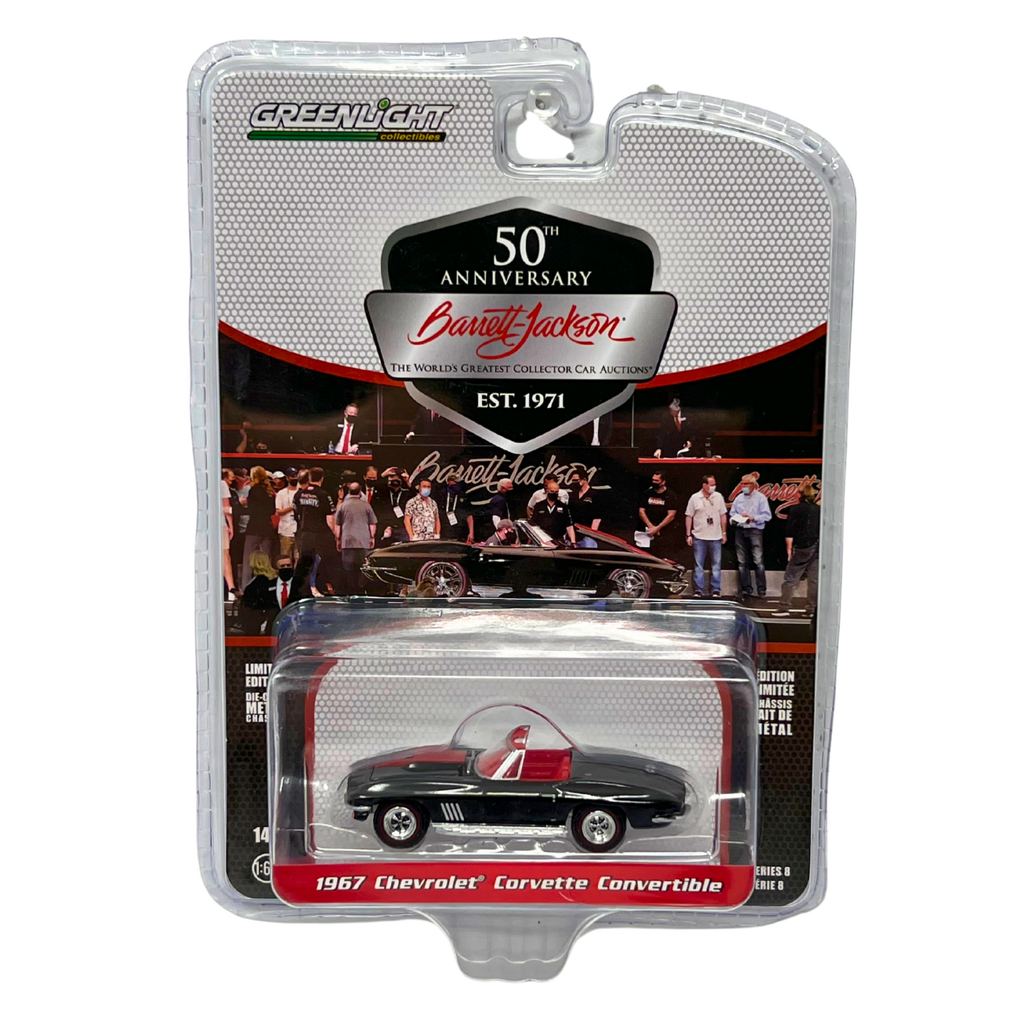 Greenlight Barrett-Jackson 1967 Chevrolet Corvette Convertible 1:64 Diecast