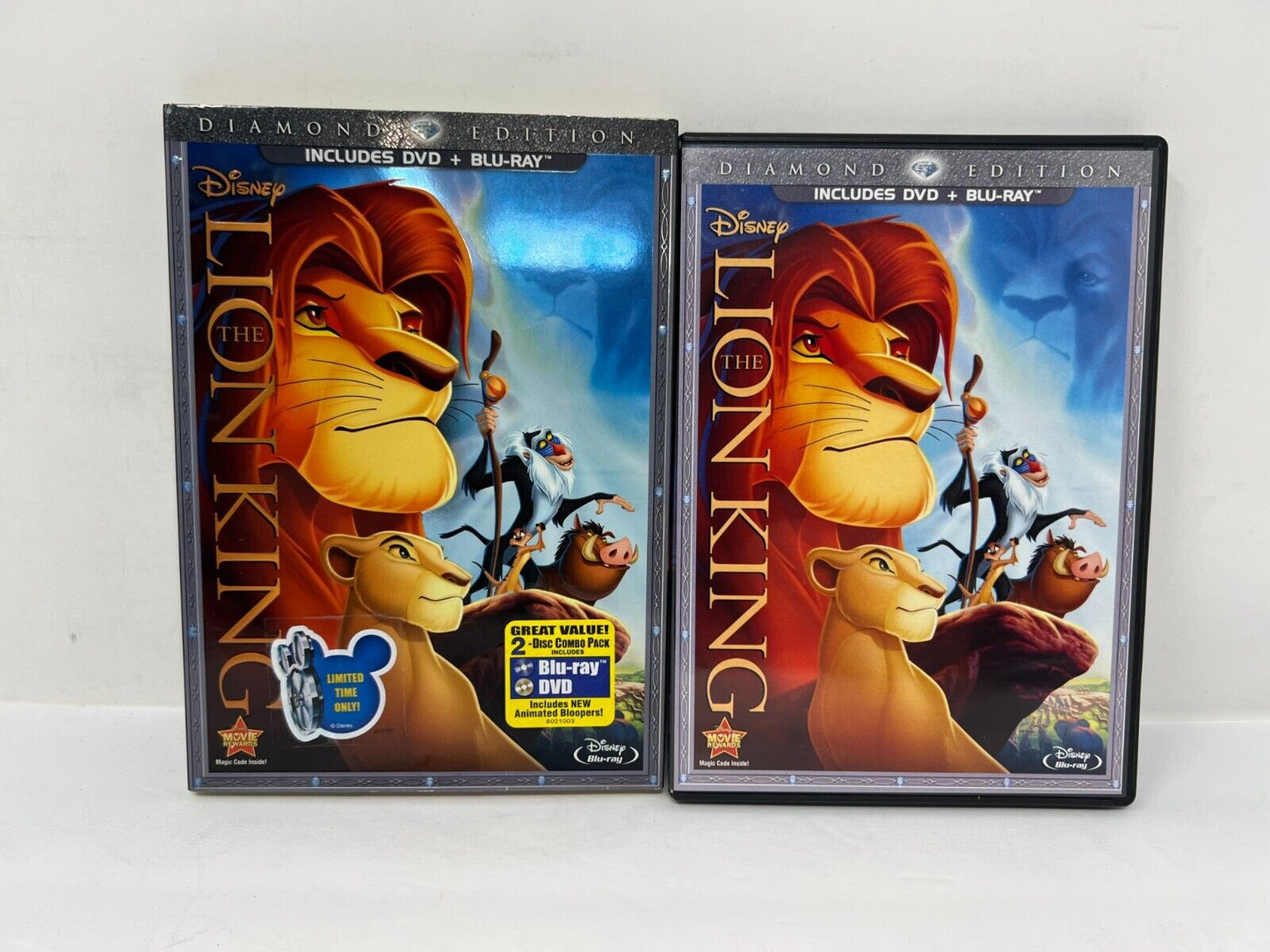 Disney The Lion King (DVD + Blu-ray) Classic Diamond Edition Good Condition!!!