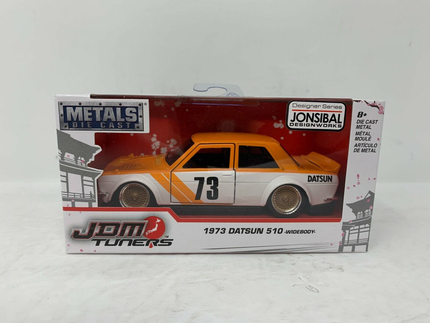 Jada Metals JDM Tuners 1973 Datsun 510 Widebody 1:32 Diecast