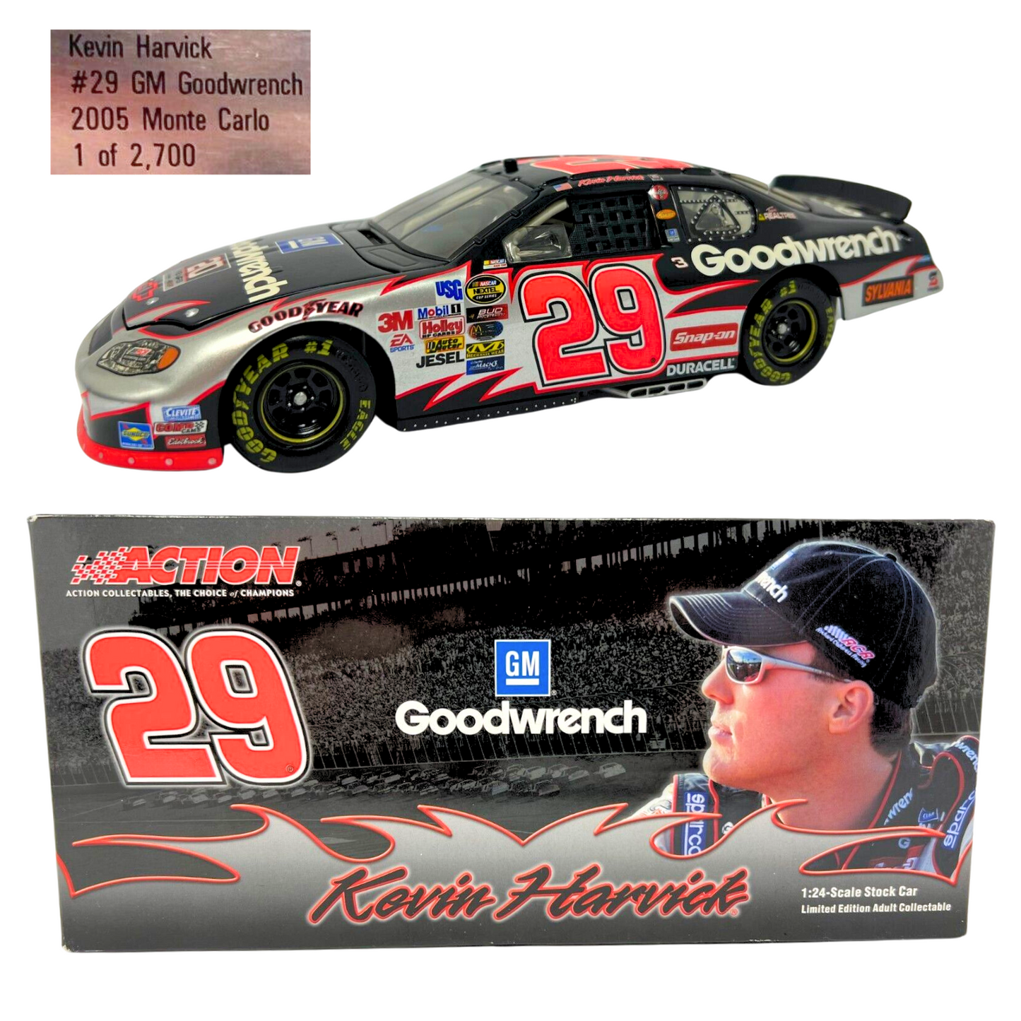 Action Nascar #29 Kevin Harvick Goodwrench GM Dealers (1 of 2,700#) 1:24 Diecast