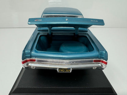 Maisto 1965 Pontiac GTO Hurst Special Edition 1:18 Diecast Blue Color