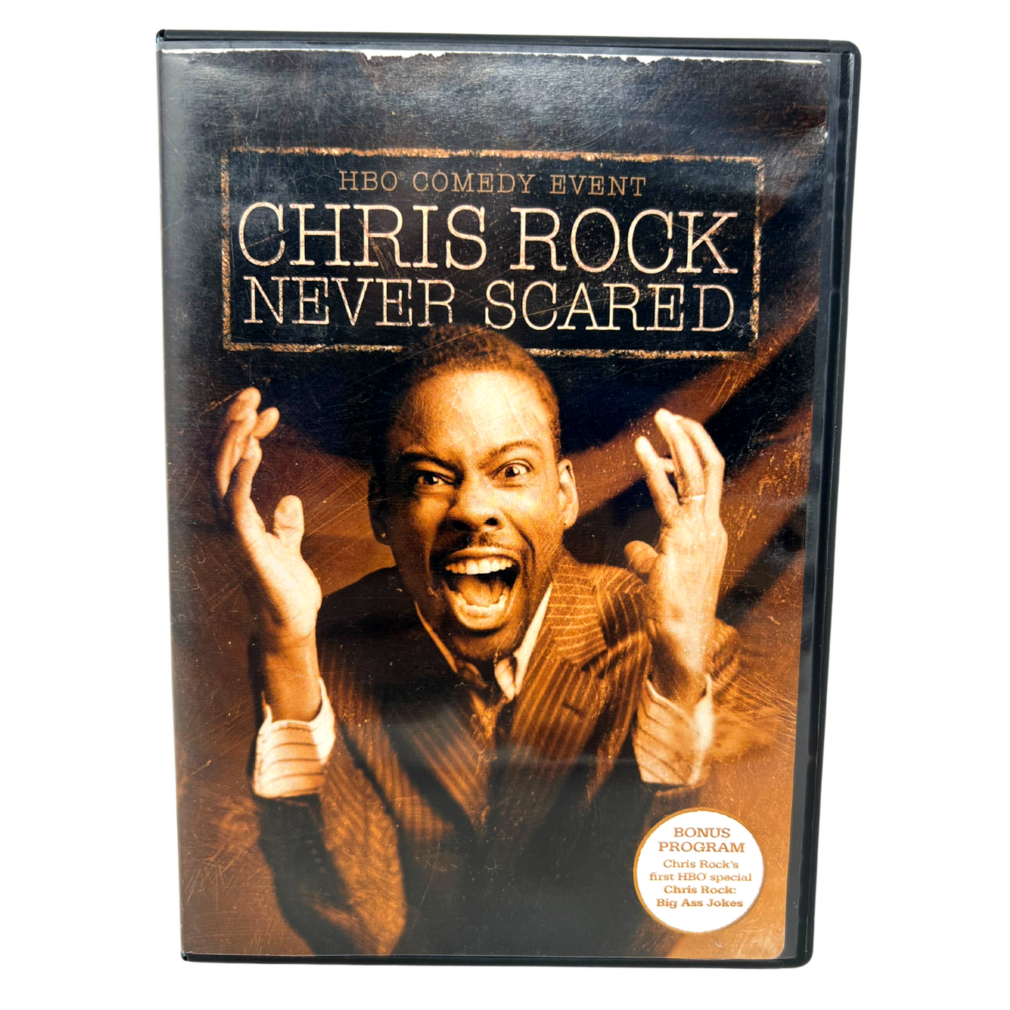 Chris Rock Never Scared (DVD) Stand-up Comedy Good Condition!!!