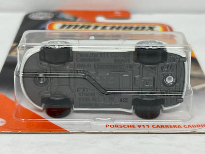 Matchbox MBX City Porsche 911 Carrera Cabriolet White 1:64 Diecast