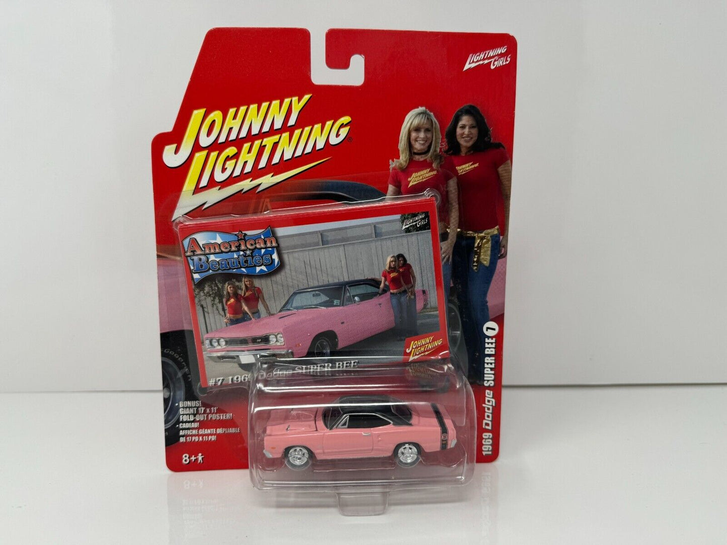 Johnny Lightning 1969 Dodge Super Bee American Beauties 1:64 Diecast