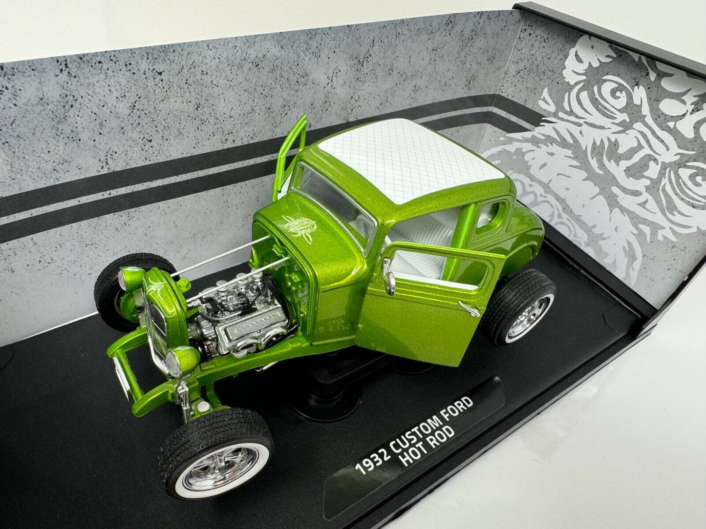 Greenlight Hollywood Gas Monkey Garage 1932 Custom Ford Hot Rod 1:18 Diecast