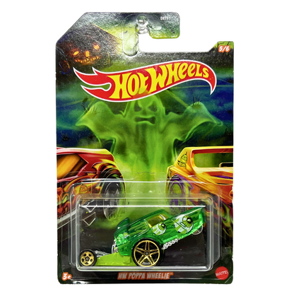 Hot Wheels Halloween Fright HW Poppa Wheelie Fantasy Cars 1:64 Diecast