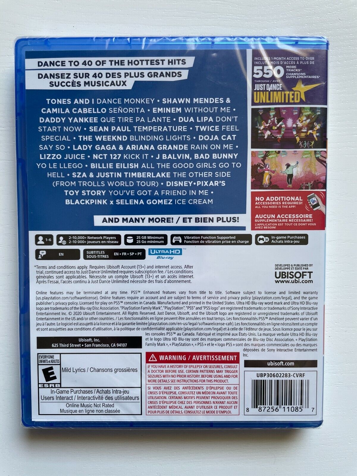 Just Dance 2021 PlayStation 5 (PS5) Brand New and Sealed!!!