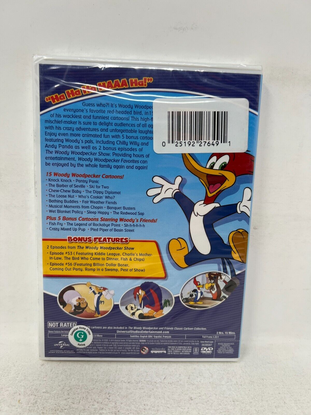 Woody Woodpecker Favorites (DVD) Kids Cartoon New and Sealed!!!