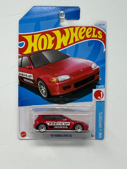 Hot Wheels HW J-Imports 1992 Honda Civic EG JDM 1:64 Diecast