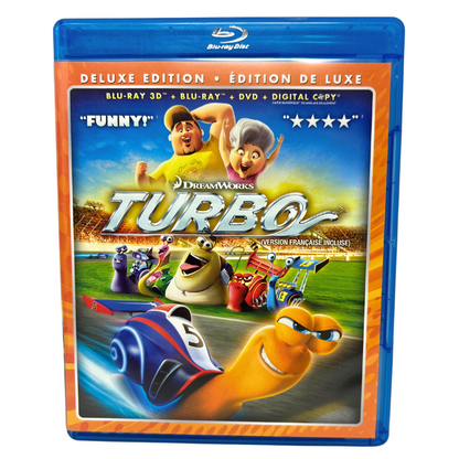 Turbo (Blu-ray 3D) Kids Cartoon Good Condition!!!