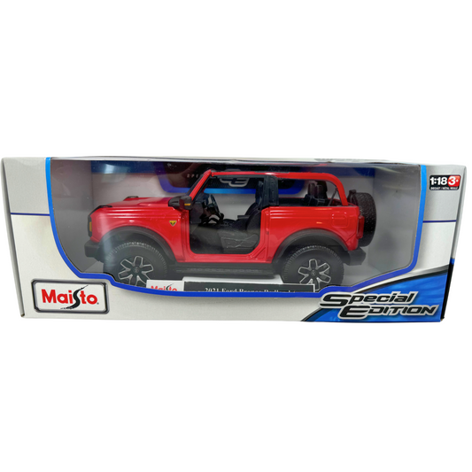 Maisto 2021 Ford Bronco Badlands Special Edition 1:18 Diecast