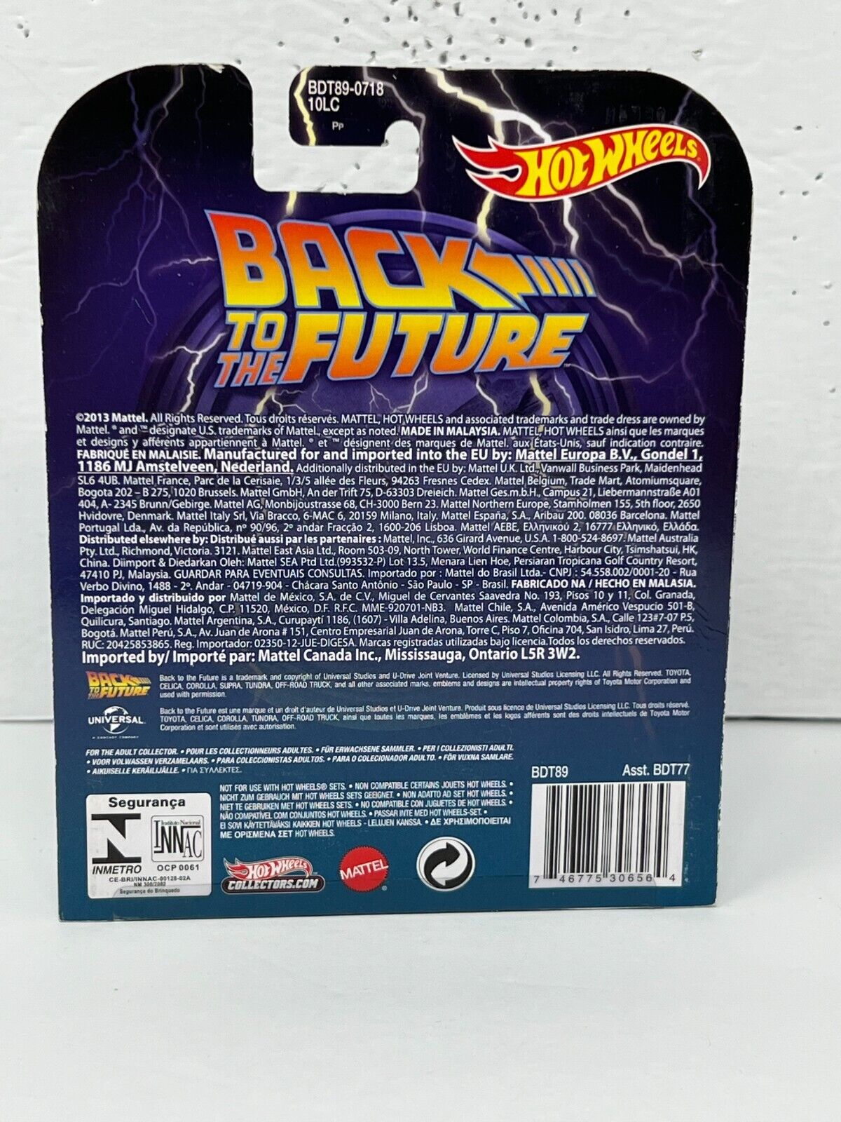 Hot Wheels Back to the Future Toyota Pickup Retro Entertainment 1:64 Diecast