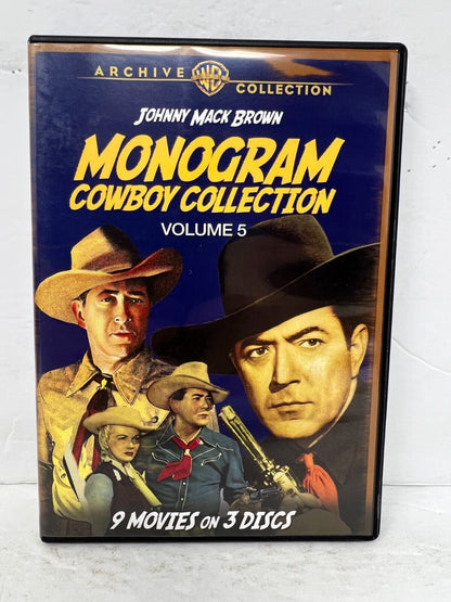 Monogram Cowboy Collection Volume 5 (DVD) Western