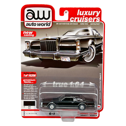 Autoworld Luxury Cruisers 1977 Lincoln Continental Mark V 1:64 Diecast Version B