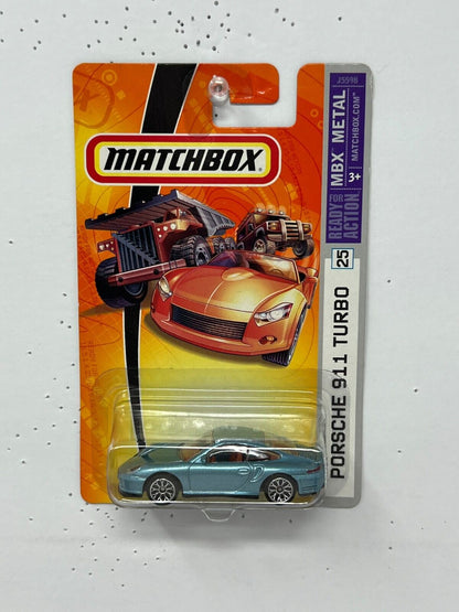 Matchbox MBX Metal Porsche 911 Turbo 1:64 Diecast