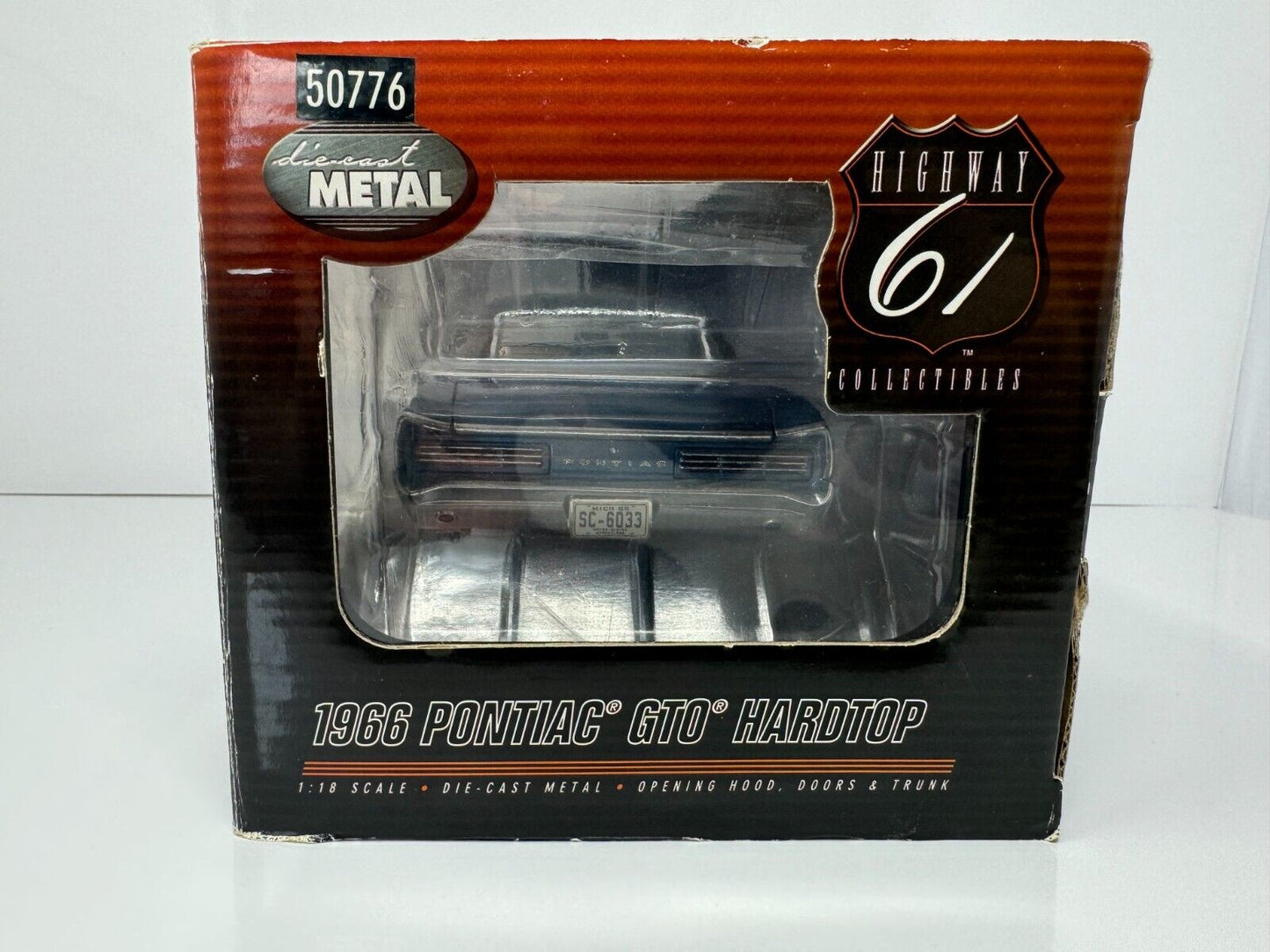 Highway 61 1966 Pontiac GTO Hardtop 1:18 Diecast