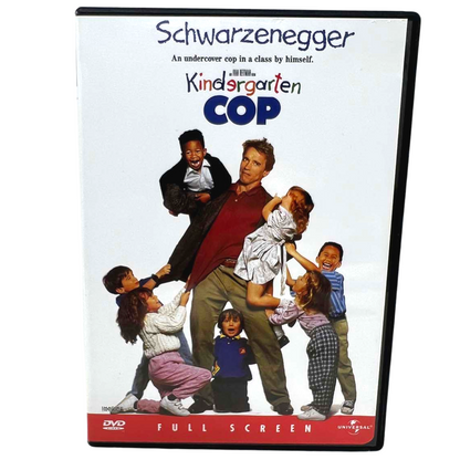 Kindergarten Cop (DVD) Arnold Schwarzenegger Action Comedy Movie Good Condition!