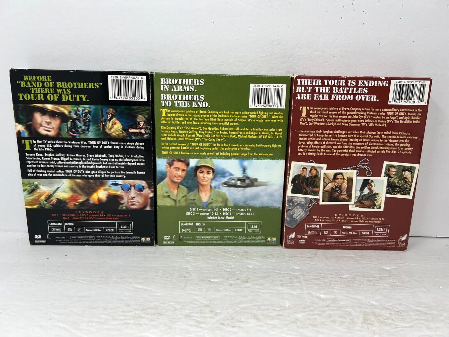 Tour Of Duty: Season 1-3 (DVD) TV Series Boxset