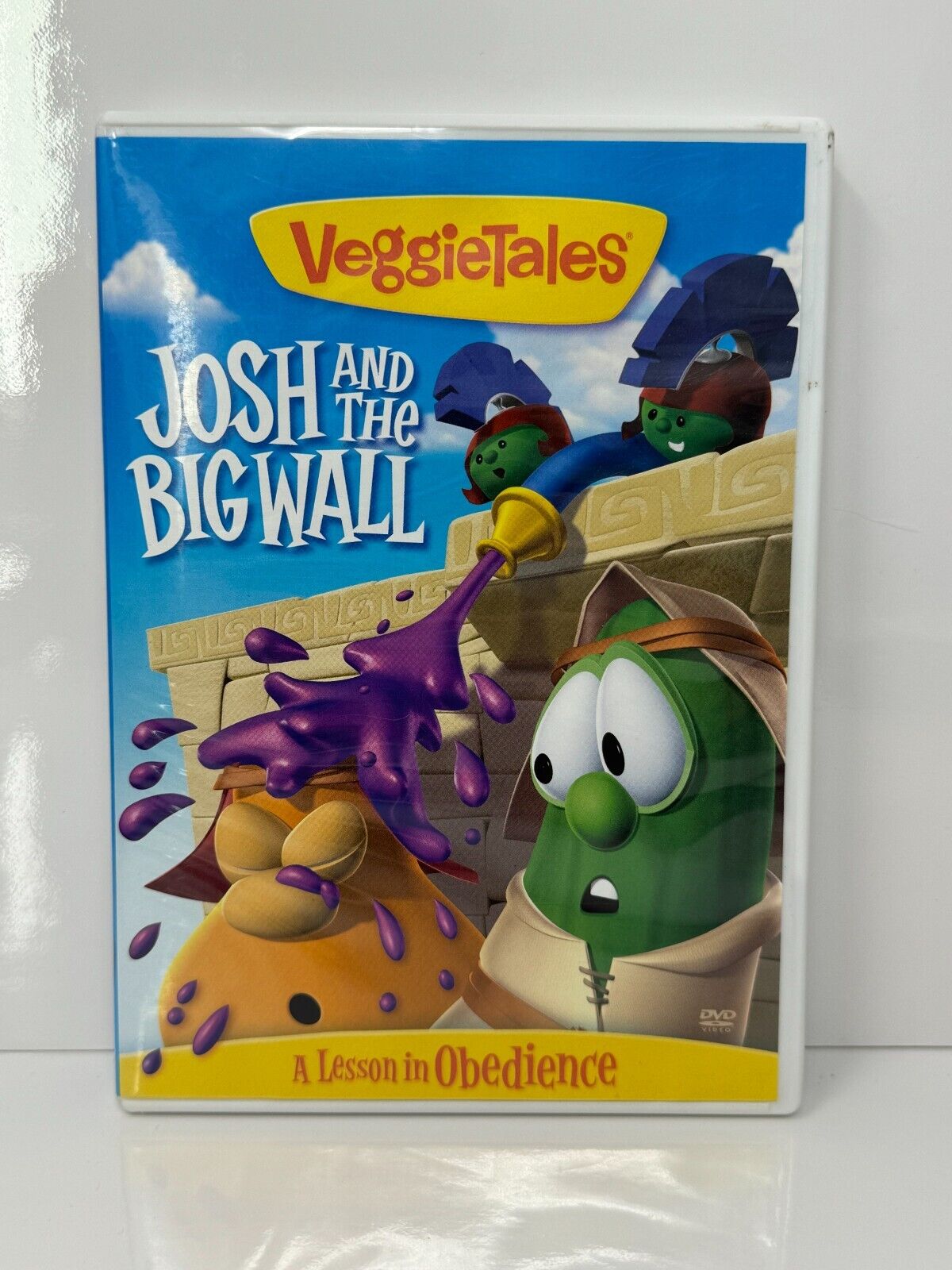 VeggieTales: Josh and the Big Wall! (DVD) Religious Good Condition!!!