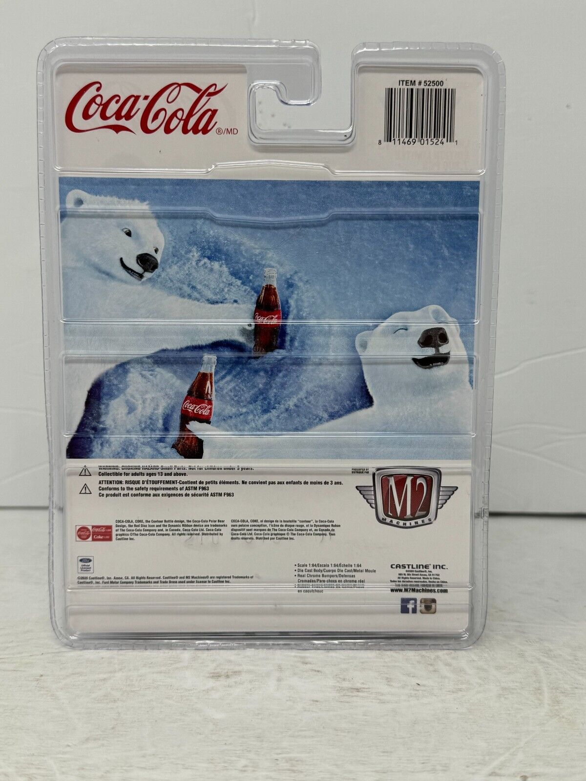 M2 Machines Coca-Cola 1988 Ford Mustang GT Raw Chase 1:64 Diecast