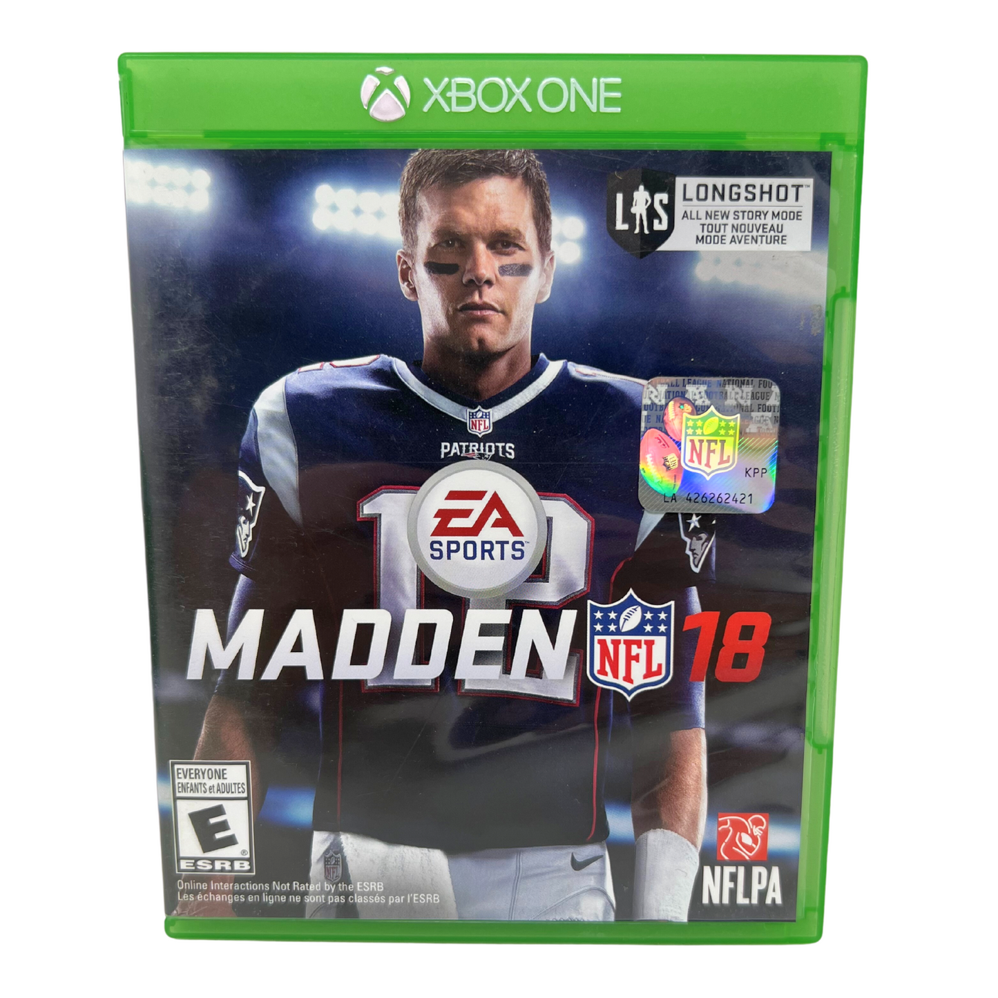 Xbox One Madden 18 NFL Football Video Game Used Good Condition!!!