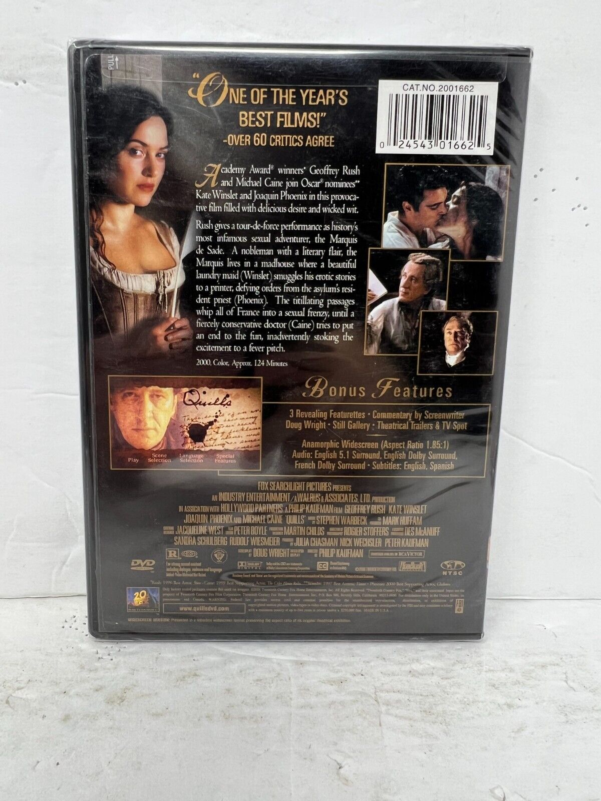 Quills (DVD) Drama Brand New and Sealed!!!