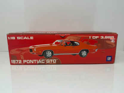 GMP 1972 Pontiac GTO General Motors 1:18 Diecast Limited Edition 1 of 3996