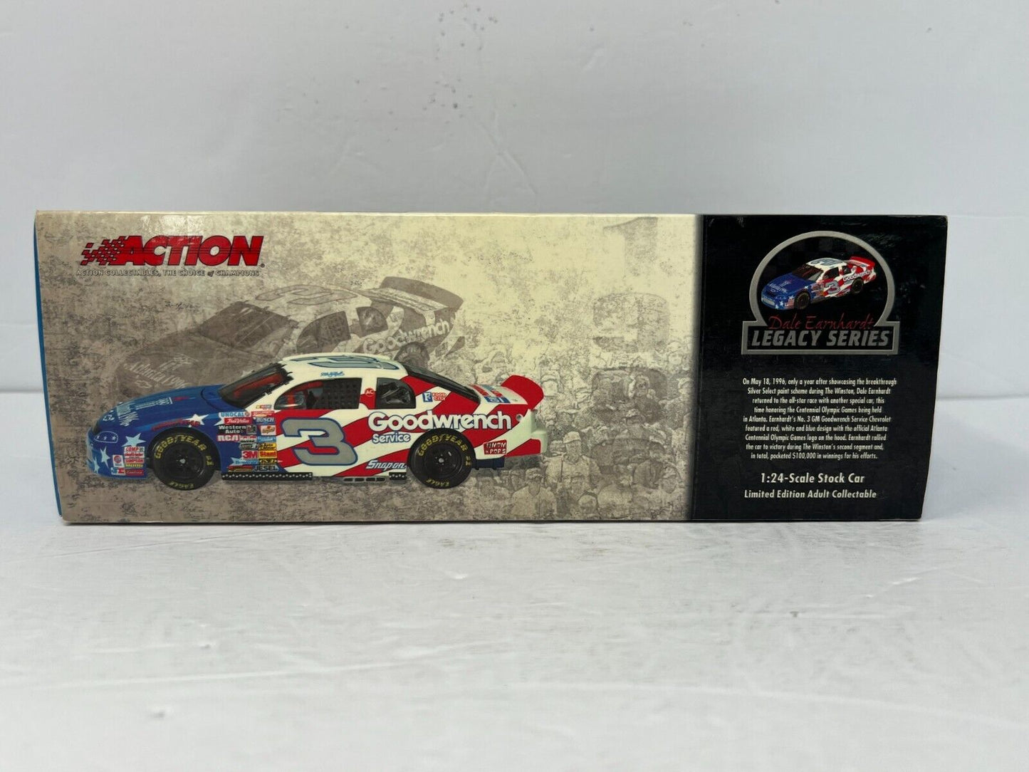 Action Nascar #3 Dale Earnhardt Legacy Series 1996 Monte Carlo 1:24 Diecast