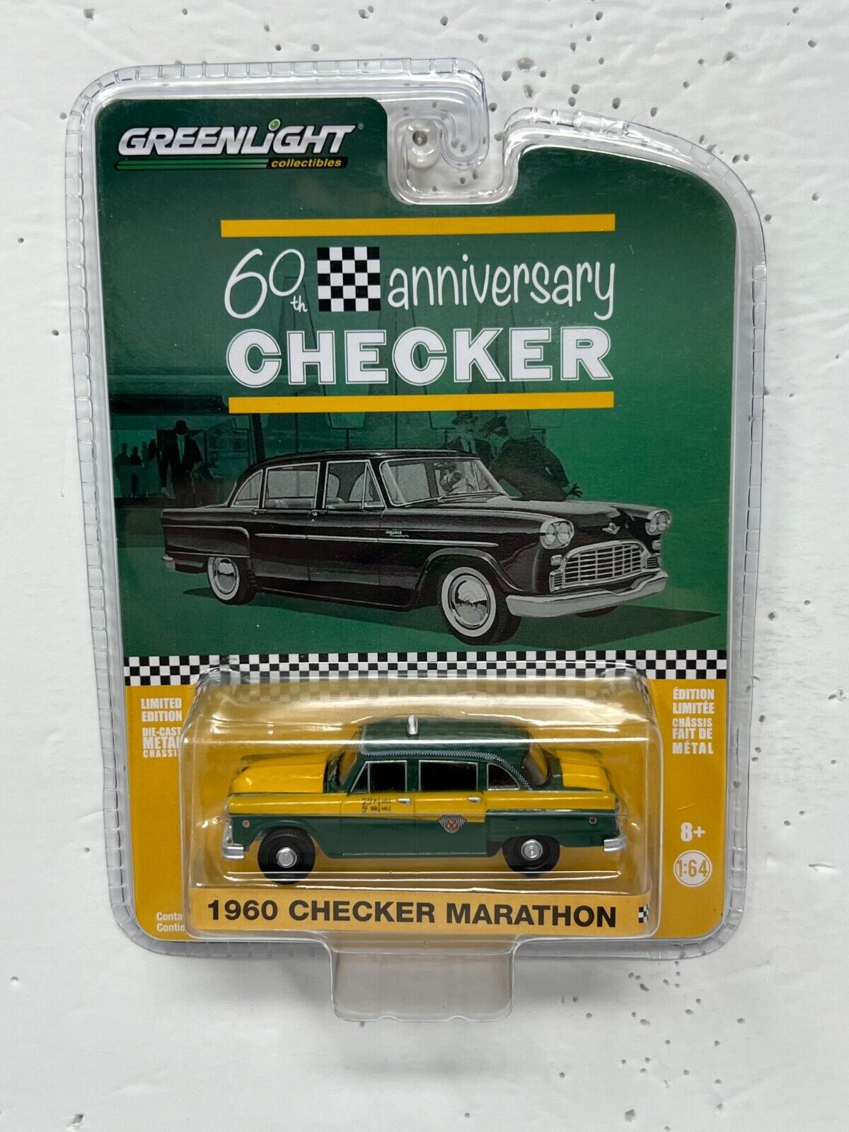 Greenlight Checker 60th Anniversary 1960 Checker Marathon 1:64 Diecast