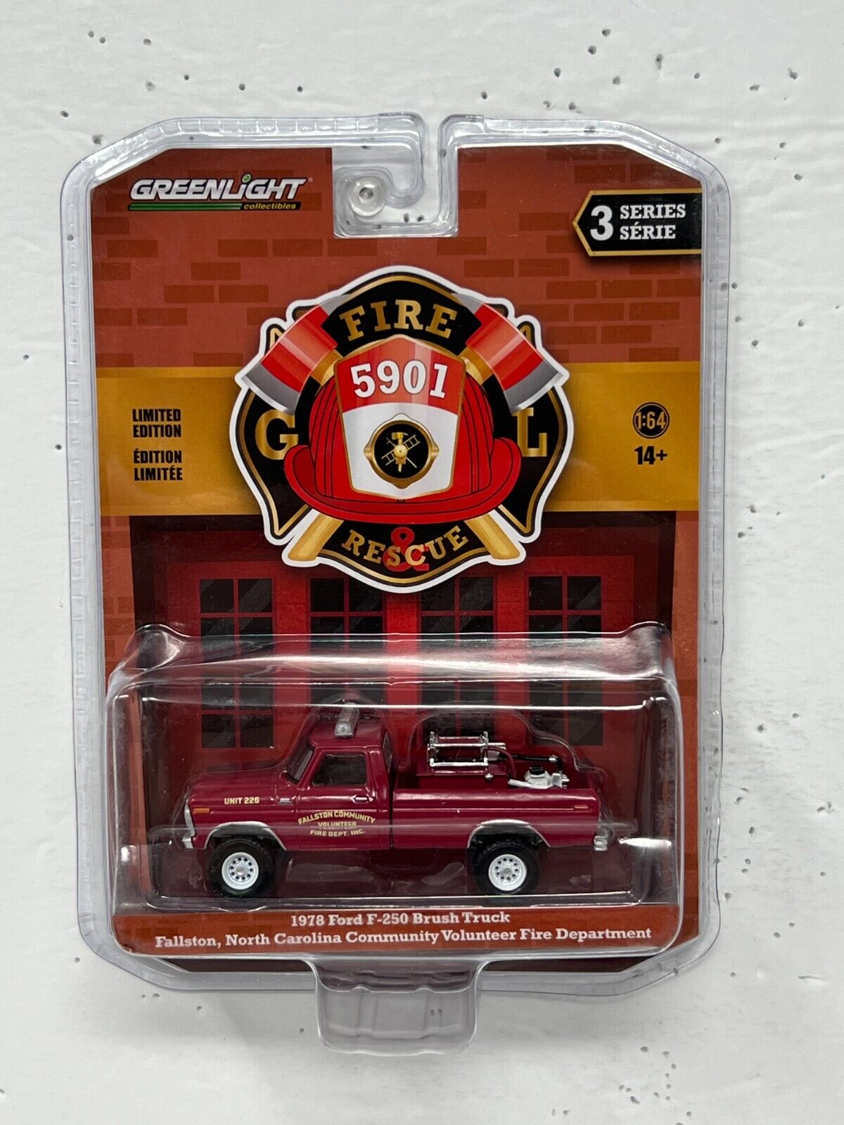 Greenlight Fire & Rescue 1978 Ford F-250 Brush Truck 1:64 Diecast
