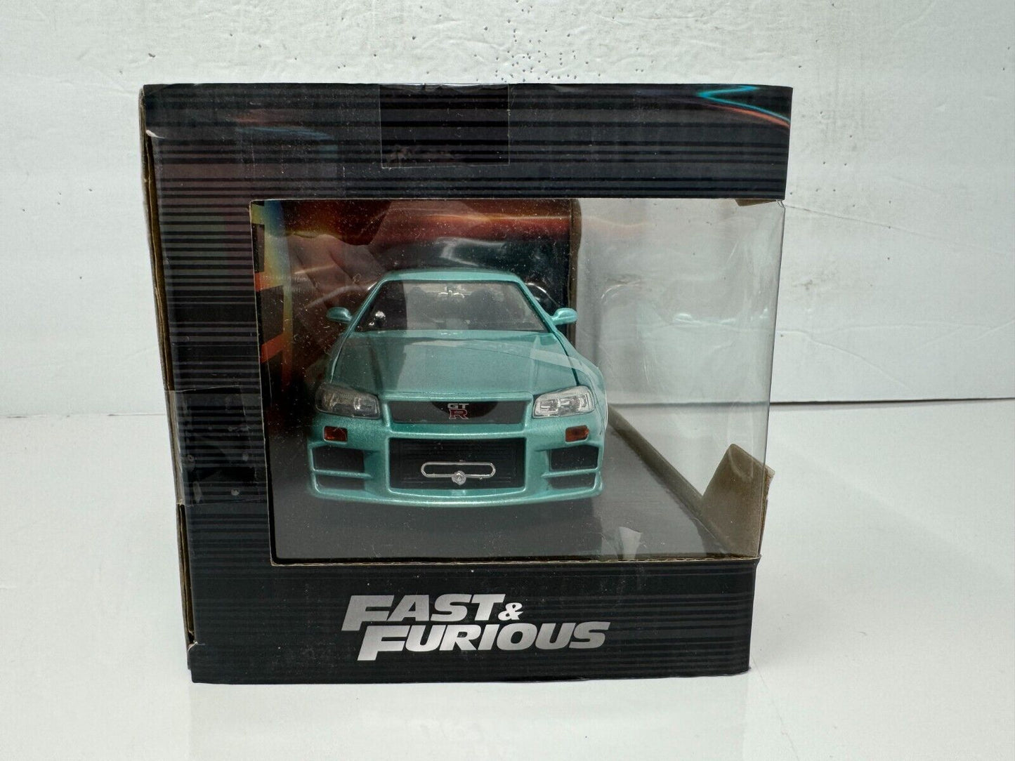 Jada Fast & Furious Brian's Nissan Skyline GT-R (BNR34) 1:24 Diecast Aqua