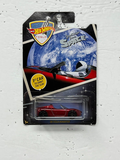 Hot Wheels Tesla 2008 Tesla Roadster European Car 1:64 Diecast V2