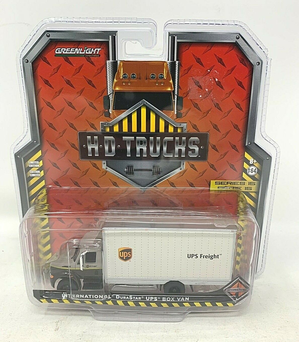 Greenlight International Durastar UPS Box Van HD Trucks 1:64 Diecast