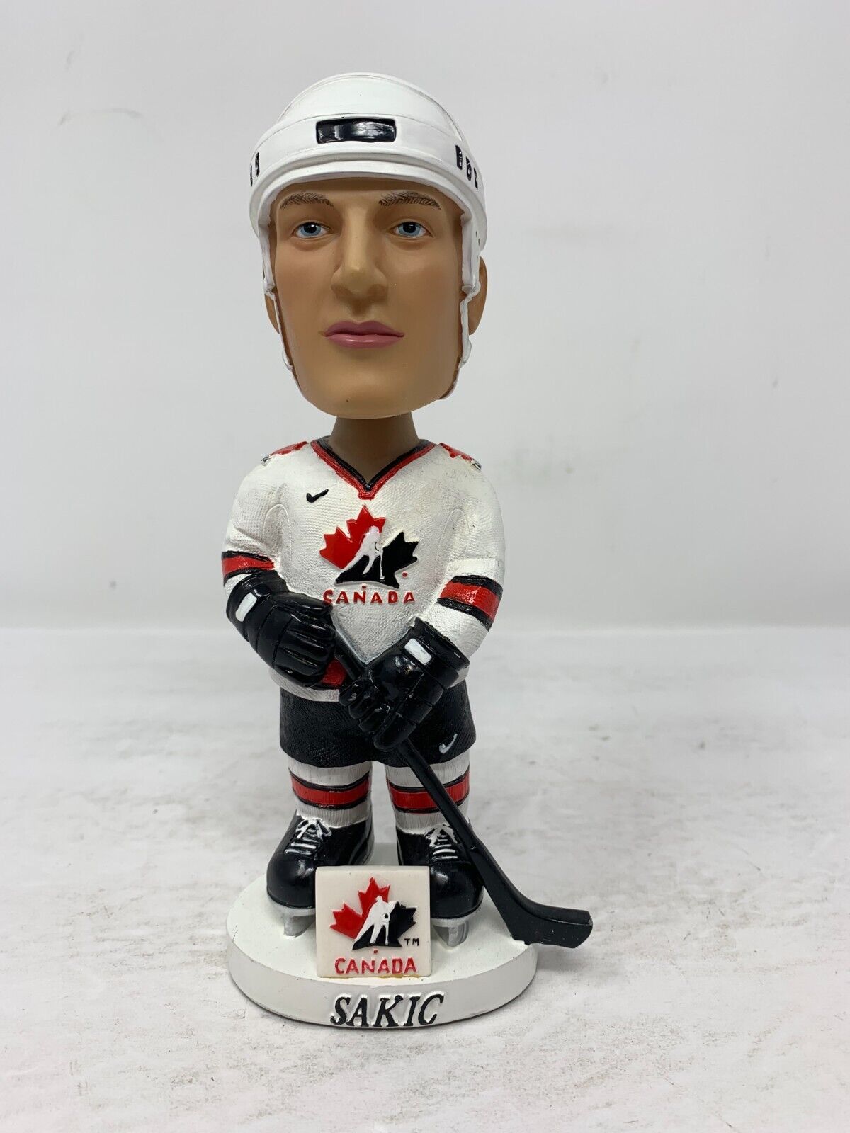 Joe Sakic NHL Team Canada Olympics 2002 Bobblehead Figure