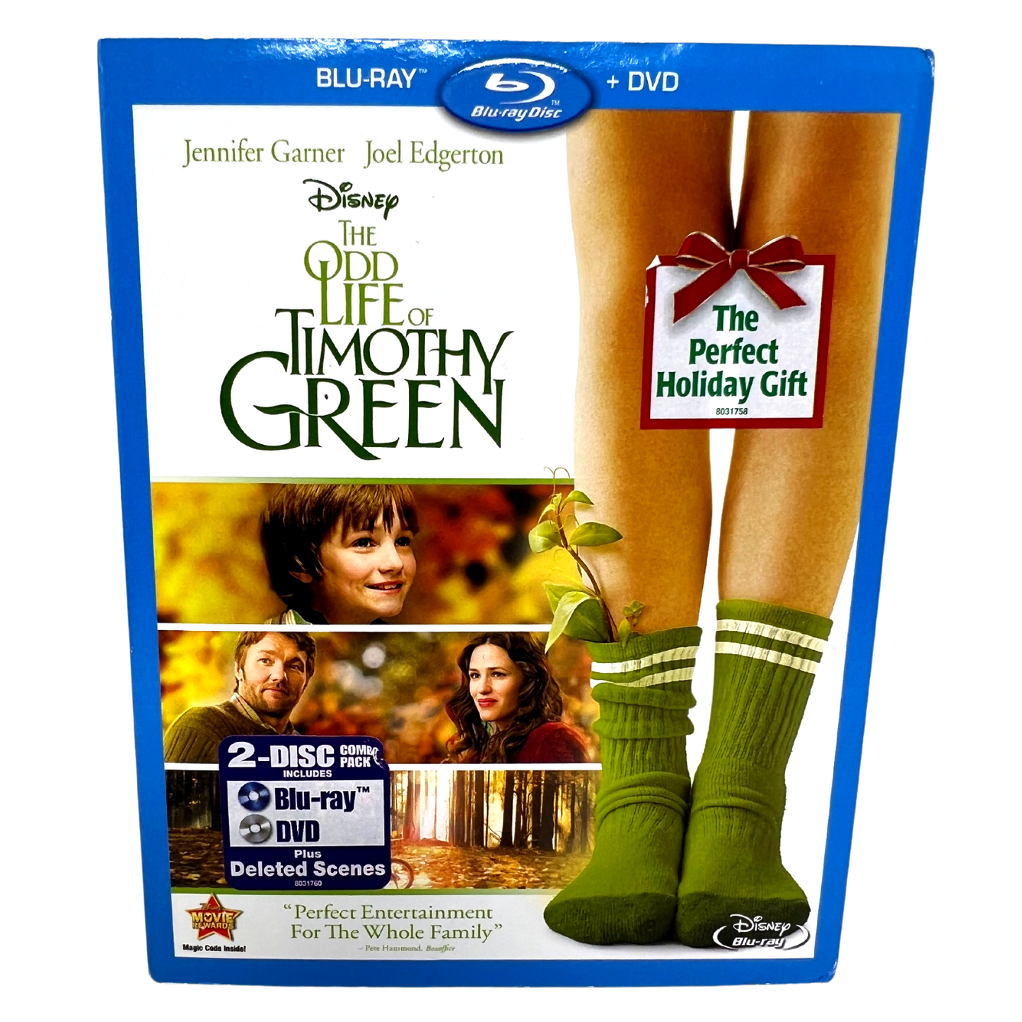 The Odd Life of Timothy Green (Blu-ray) Disney Live Action Good Condition!!!