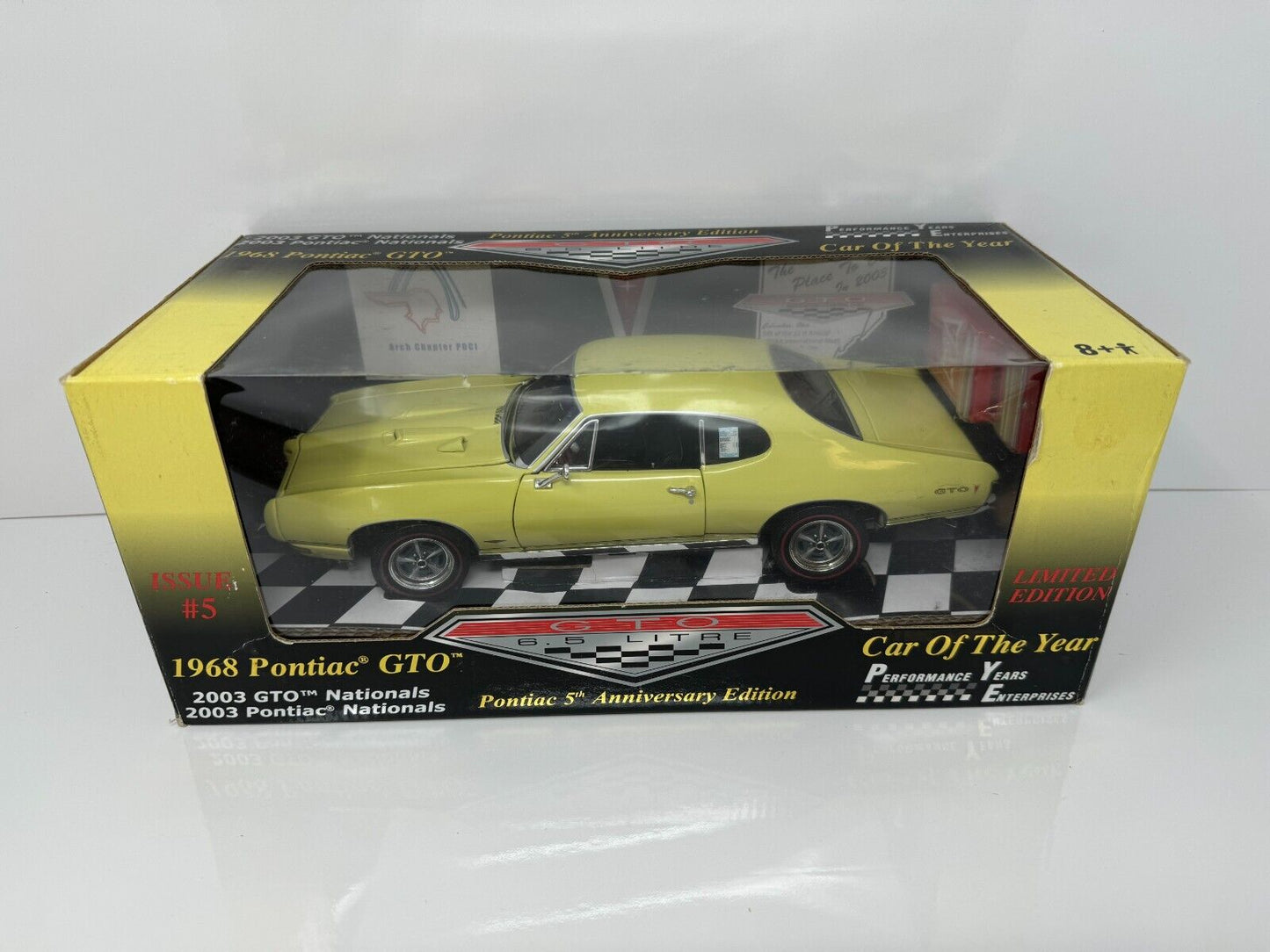 Ertl 1968 Pontiac GTO 2003 Nationals Car of the Year PYE Limited 1:18 Diecast