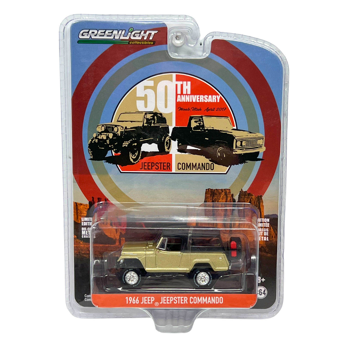 Miniatura Carro Jeepster Commando (1970) - Vintage AD Cars - Série 6 Miniatura Carro Jeepster Commando (1970) - Vintage AD Cars - Série 6