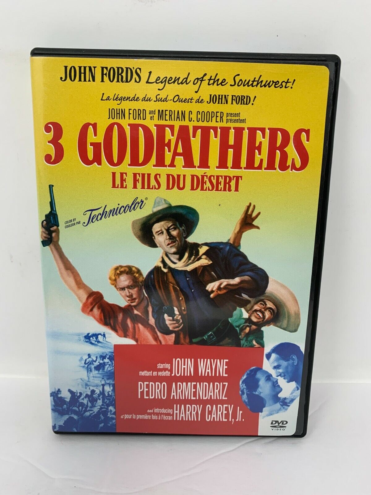 3 Godfathers (DVD) John Wayne Western Good Condition!!!