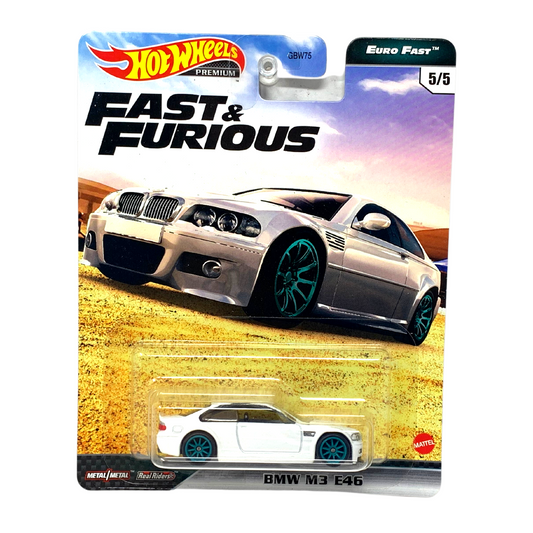 Hot Wheels Premium Fast & Furious Euro Fast BMW M3 E46 1:64 Diecast