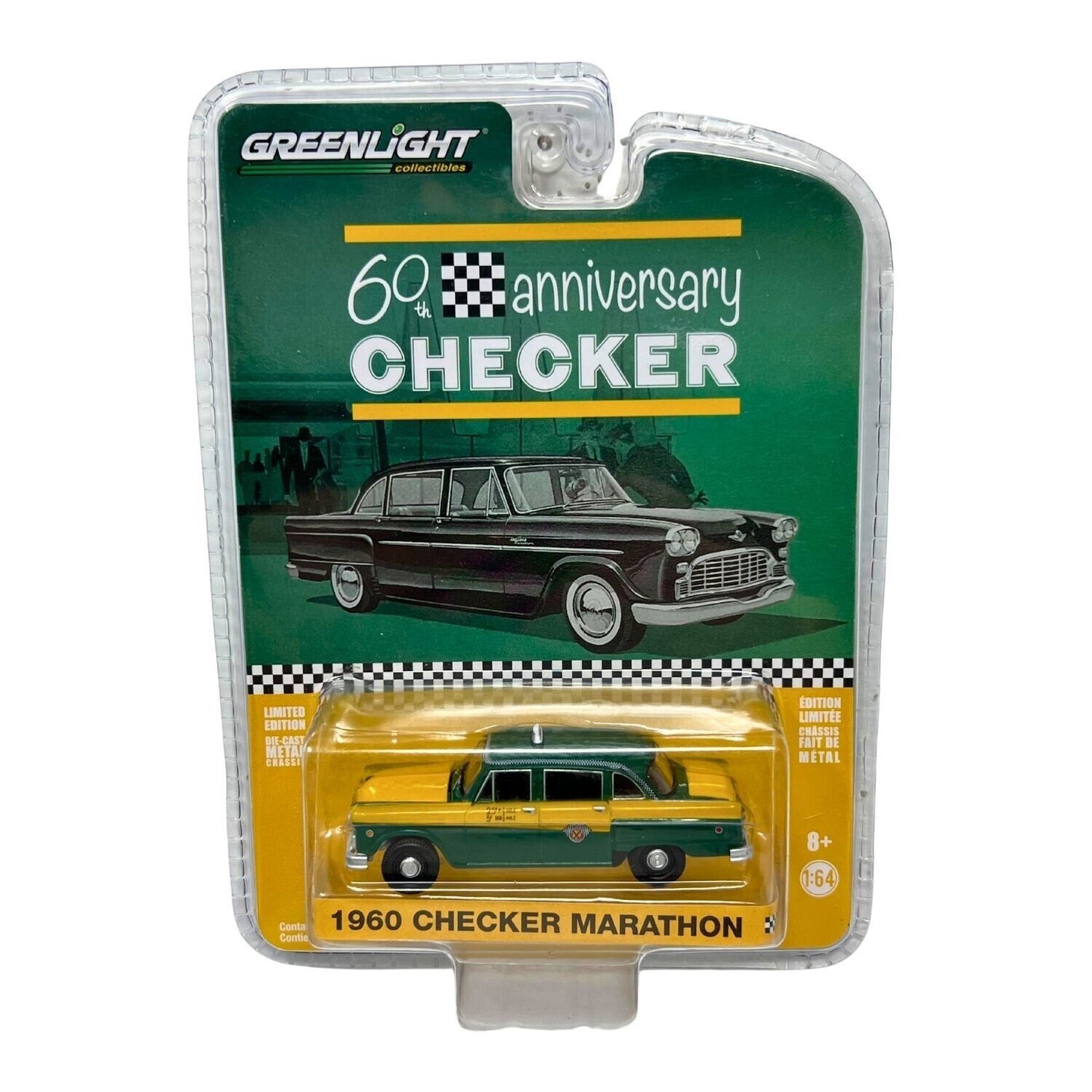 Greenlight Checker 60th Anniversary 1960 Checker Marathon 1:64 Diecast