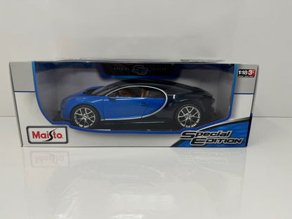 Maisto Bugatti Chiron Special Edition 1:18 Diecast Blue Color