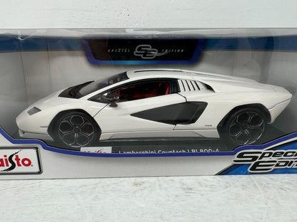 Maisto Lamborghini Countach LPI 800-4 Special Edition 1:18 Diecast White Color