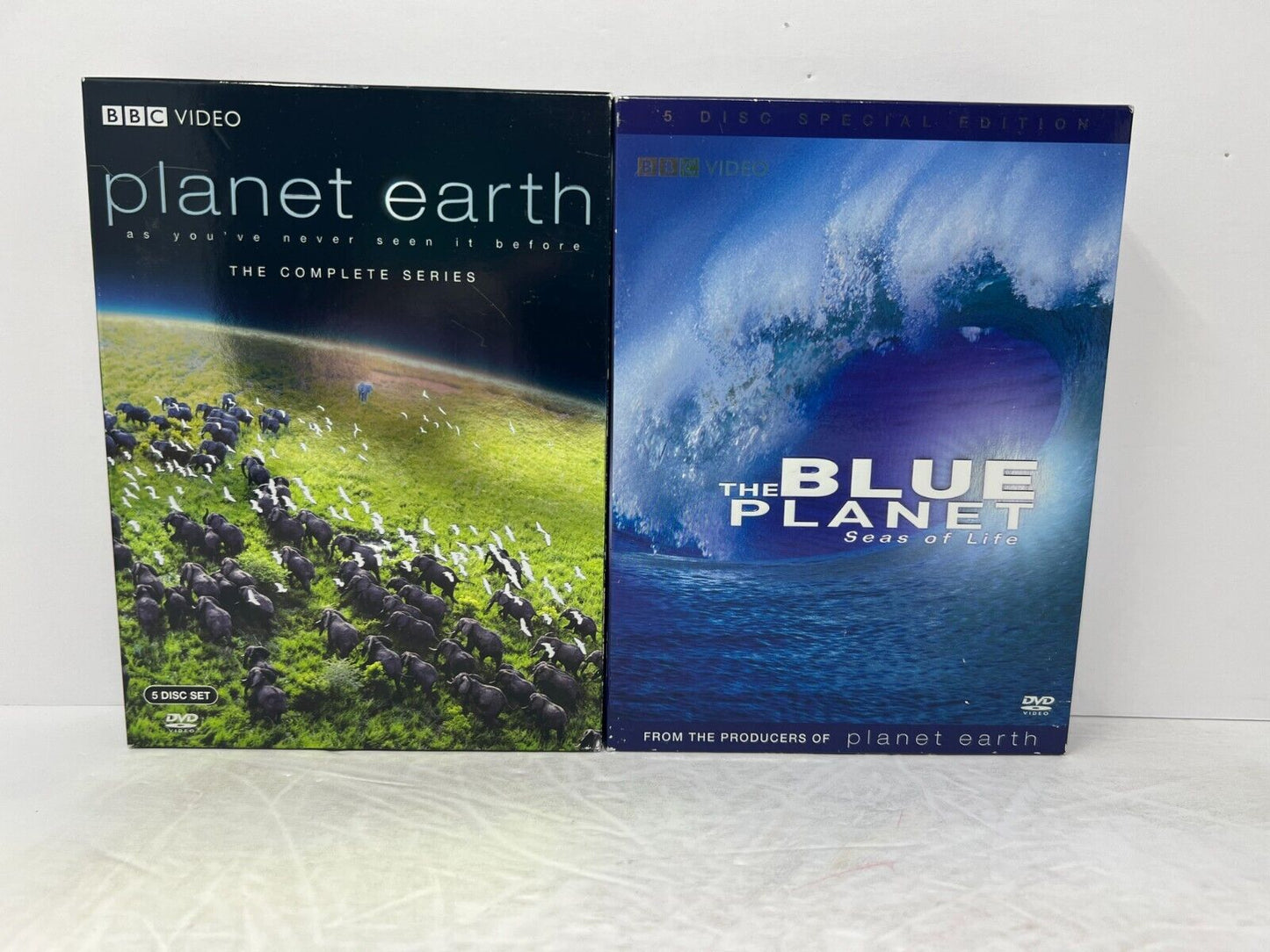 The Blue Planet Seas of Life / Planet Earth (DVD,) TV Series Boxset BBC