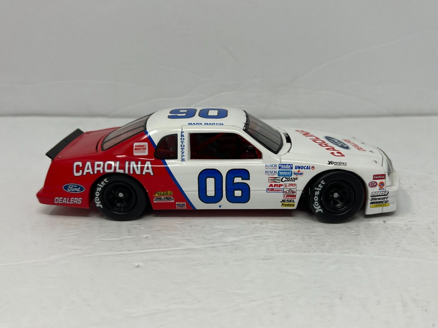 Action Nascar #6 Mark Martin Carolina 1986 Ford Thunderbird Extreme 1:24 Diecast