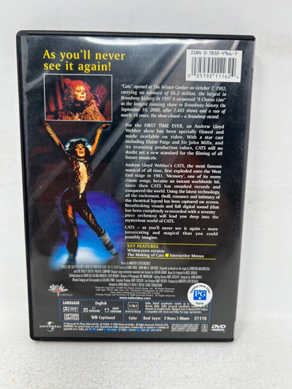 Cats (DVD) Andrew Lloyd Webber Music Movie