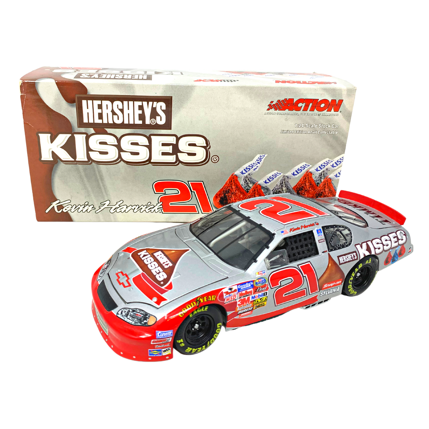 Action Nascar #21 Kevin Harvick Hershey's Kisses Chevy Monte Carlo 1:24 Diecast