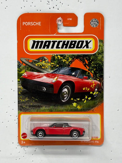 Matchbox 1971 Porsche 914 Red 1:64 Diecast Version 2